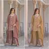 Sameera By Afsana Rangoli Crush With Khatli Work Plazzo Suit Wholesale In India